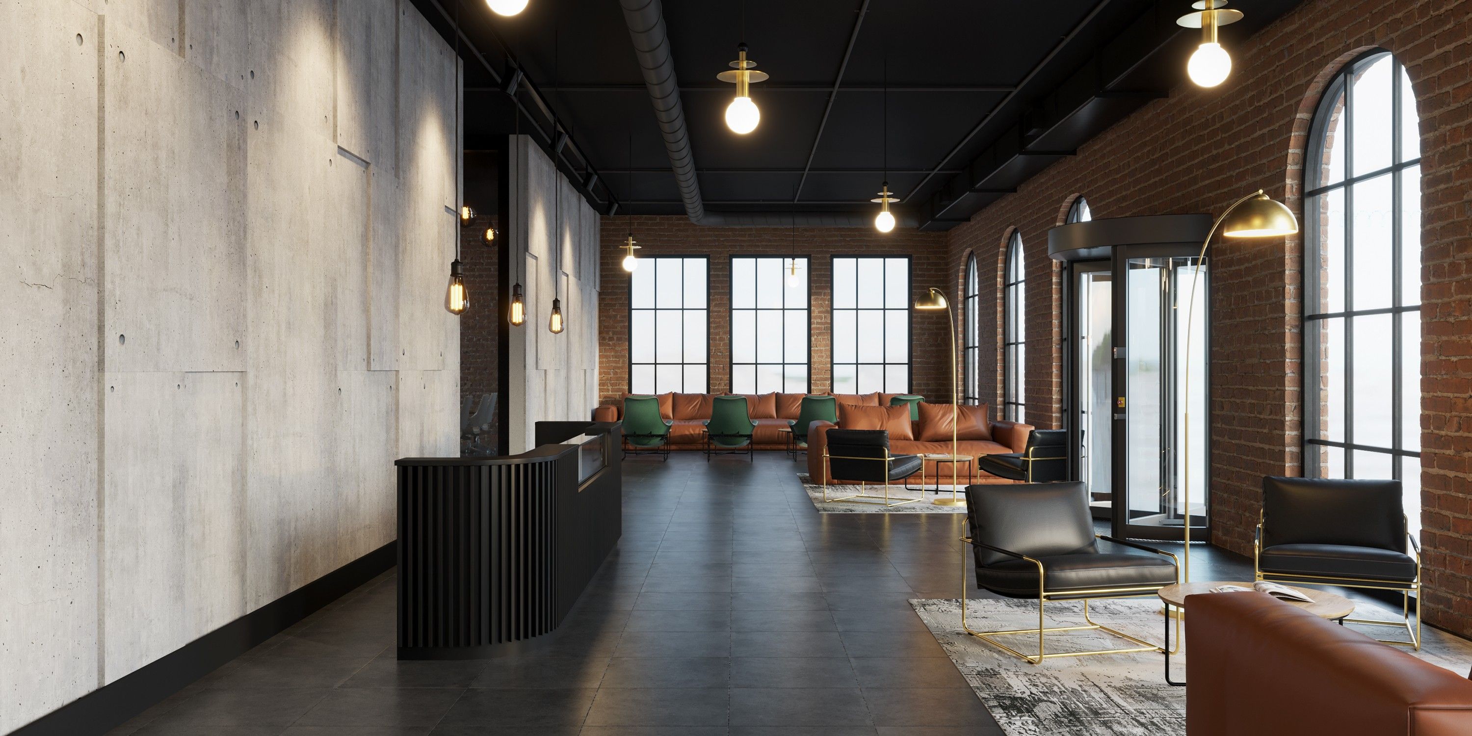 Artful Acoustics Concrete Collection - Lobby