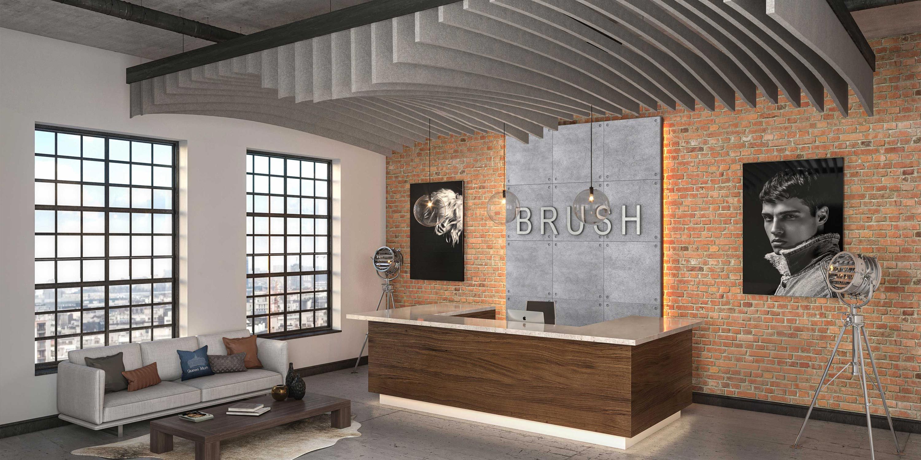 Concrete Haze Acoustic Panel