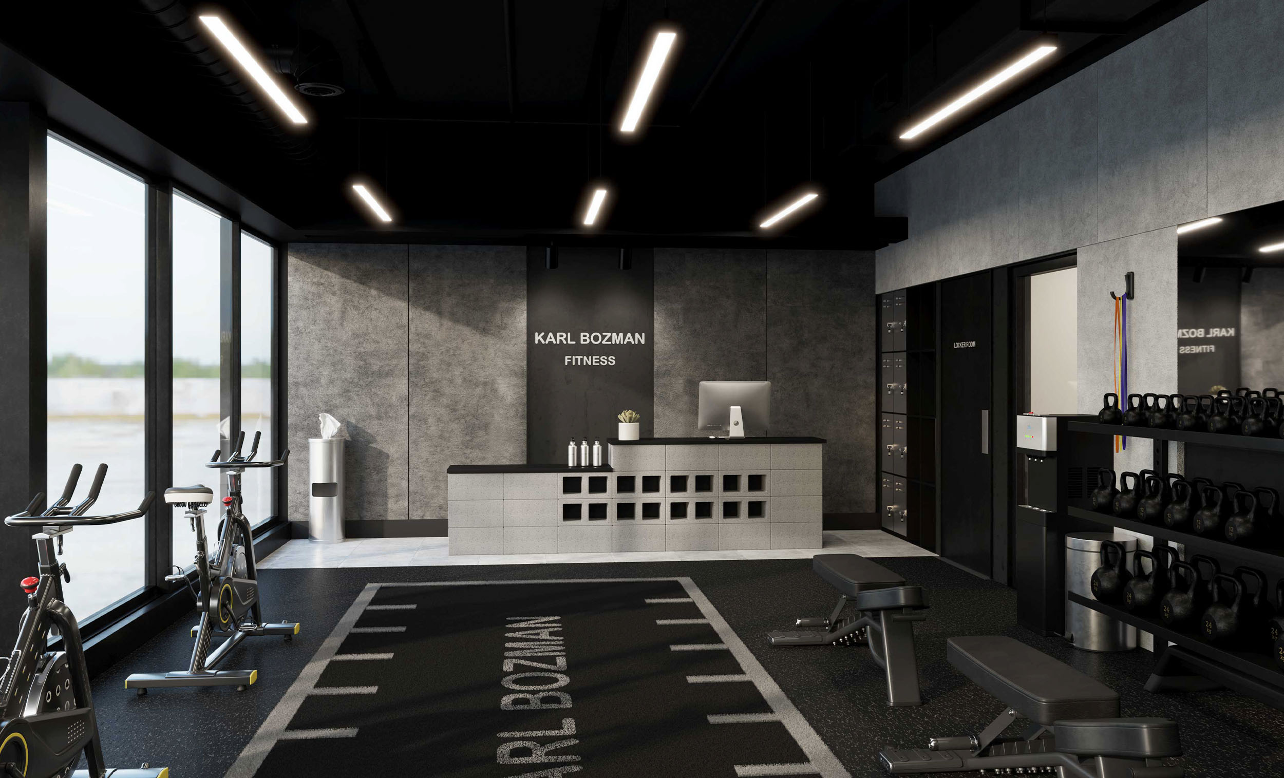 Artful Acoustics Concrete Gym